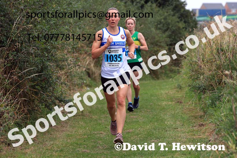 Senior Women and Veterans Relay, 2024 Sunderland XC Relays.  Photo: David T. Hewitson/Sports for All Pics